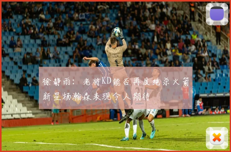 徐静雨：老将KD能否再度绝杀火箭新星杨瀚森表现令人期待